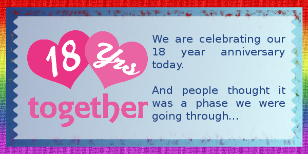 18 years together
