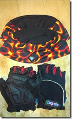 gloves and skull caps